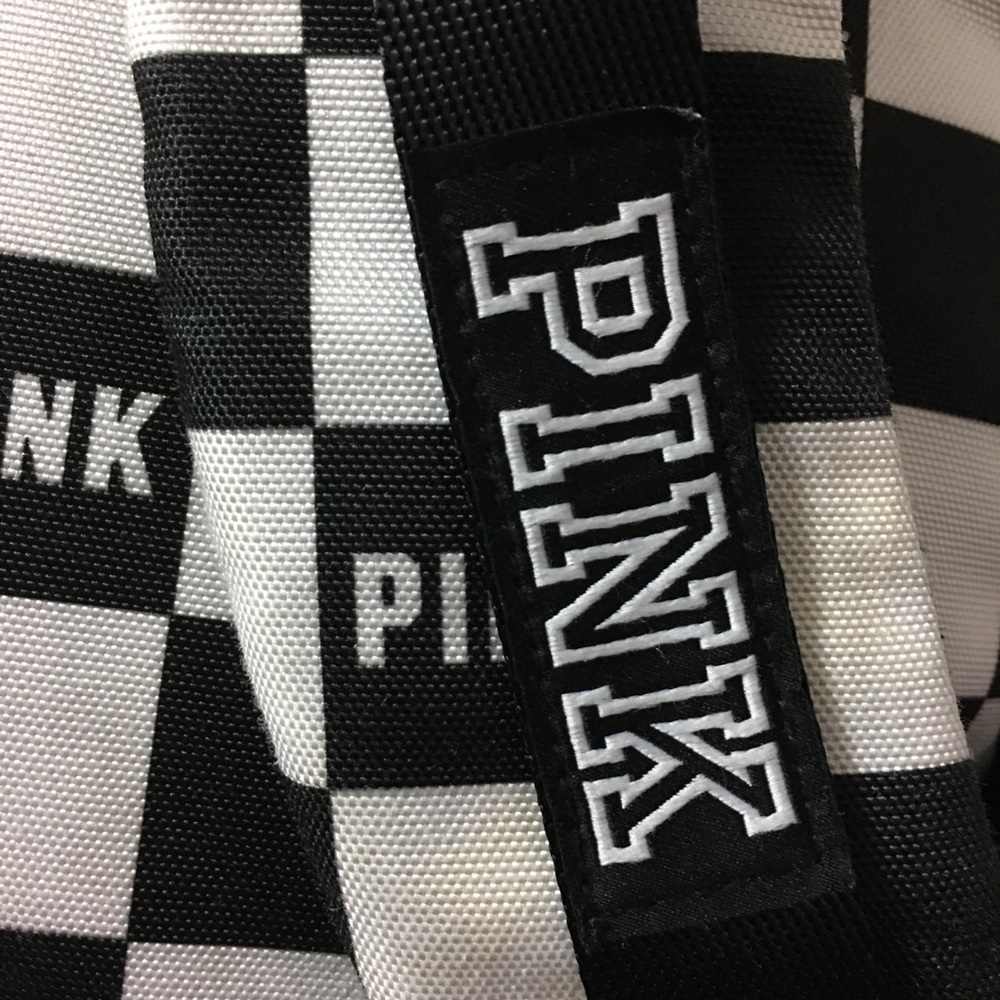 NEW Victoria’s Secret PINK Checker Backpack RARE - Picture 8 of 16